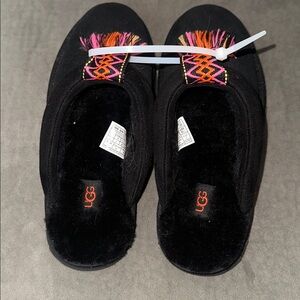 UGG Black and Multicolor Women's Slippers